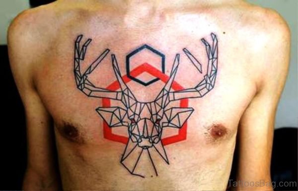 Attractive Buck Tattoo Design