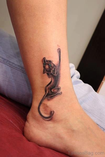 Attractive Cat Tattoo