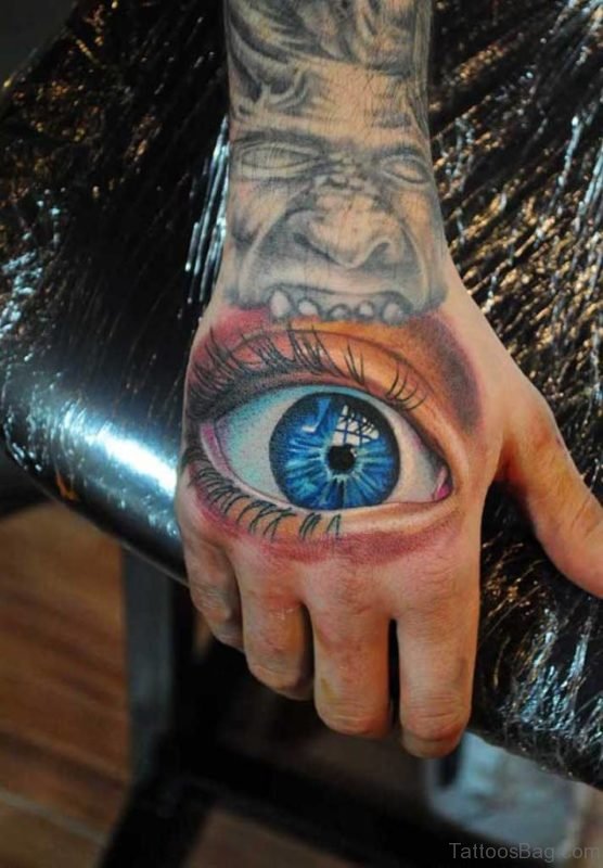 Attractive Eye Tattoo Design