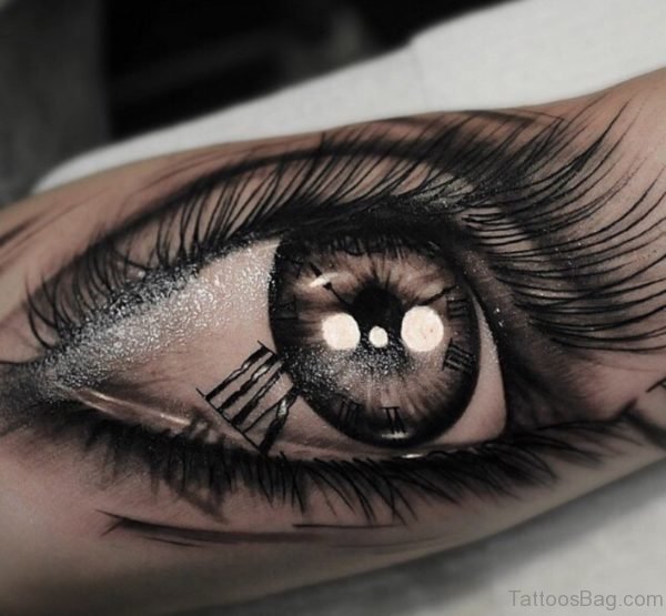 Attractive Eye Tattoo On Arm
