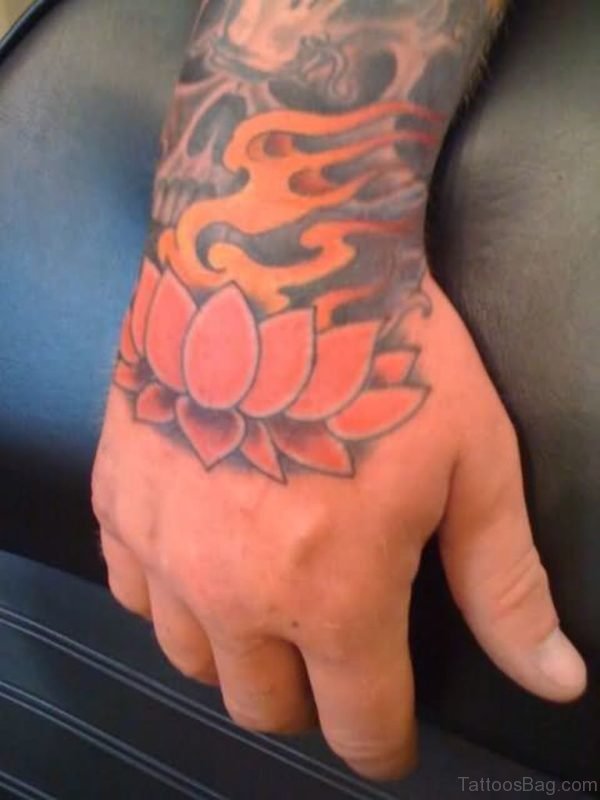 Attractive Lotus Tattoo