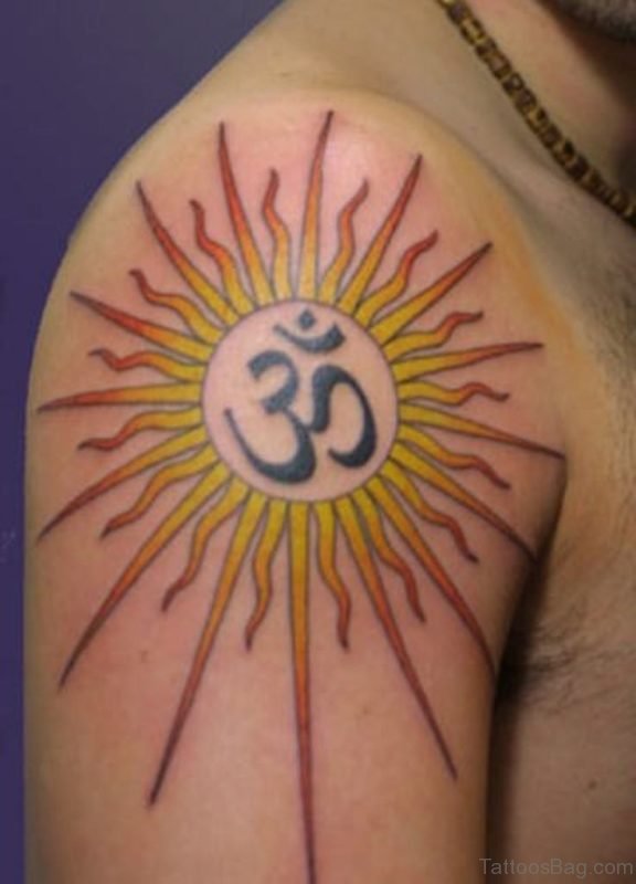 Attractive Om Tattoo