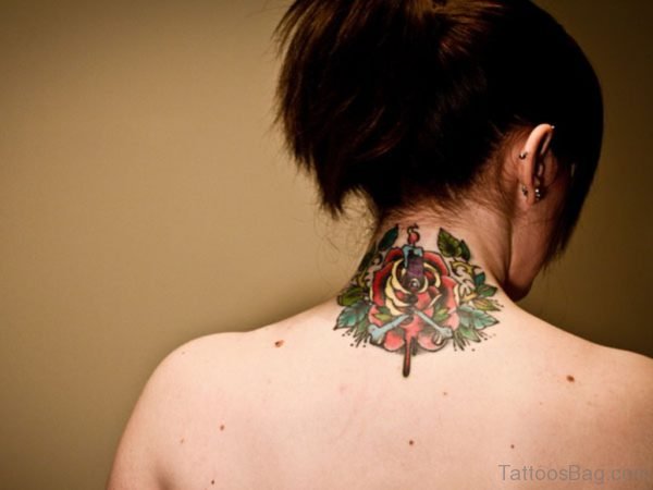 Attractive Rose Tattoo