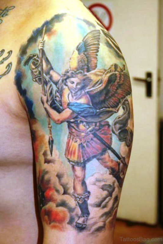 Awesome Archangel Tattoo Design