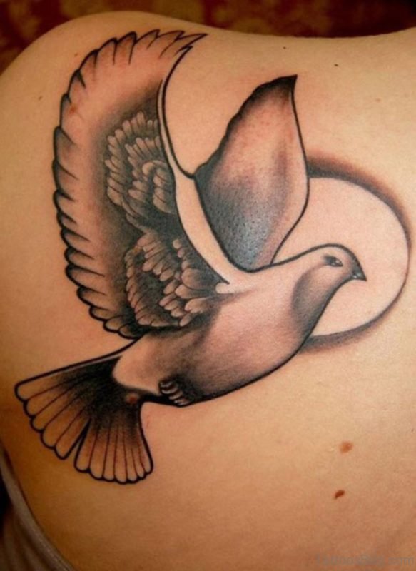 Awesome Dove Tattoo On hand