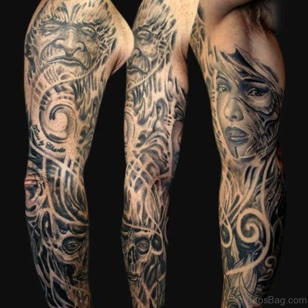 Fabulous Full Sleeve Tattoo 
