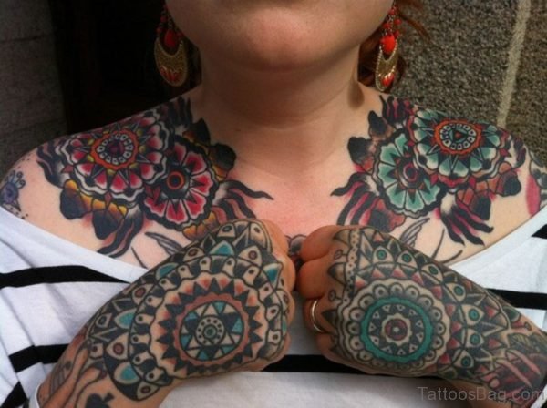 Awesome Hand Tattoo TB103