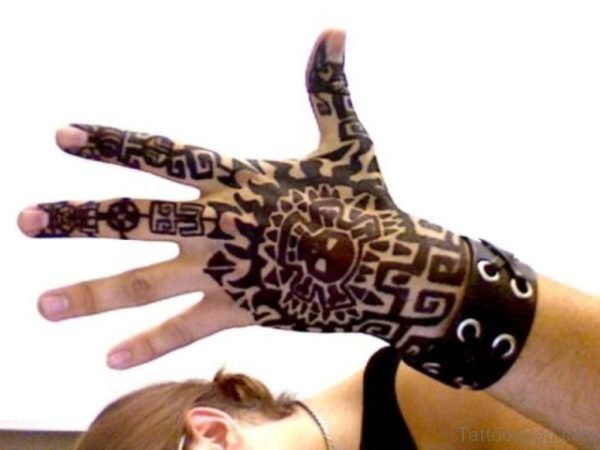 Attractive Hand Tattoo