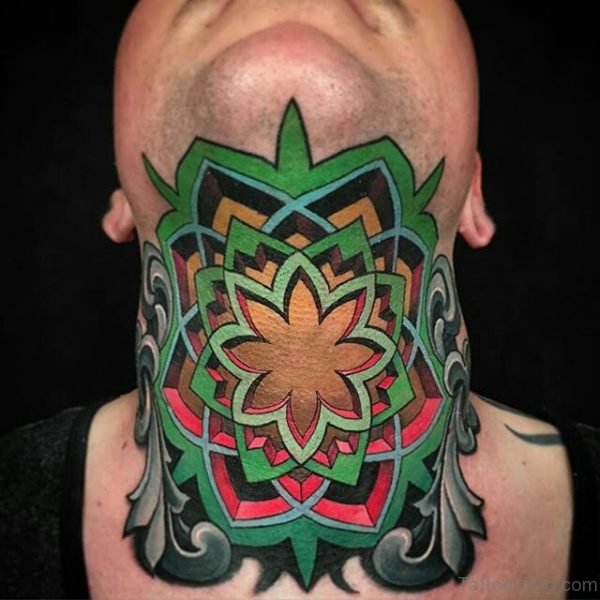 Awesome Neck Tattoo 