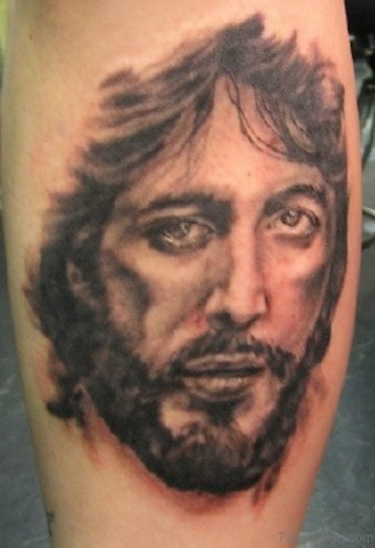 Awesome Portrait Tattoo On Arm 