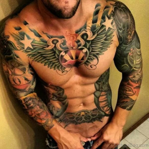 Awesome Tattoo On Chest