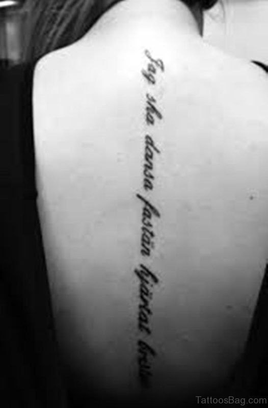 Awesome Wording Tattoo