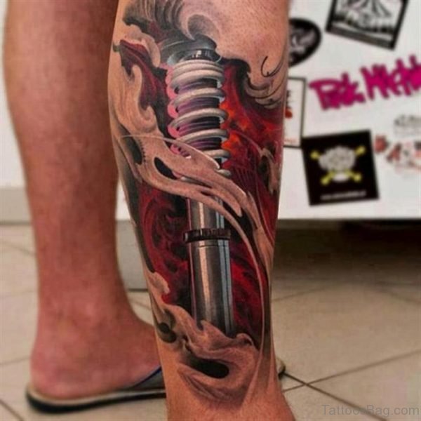 Awesome Leg Tattoo 