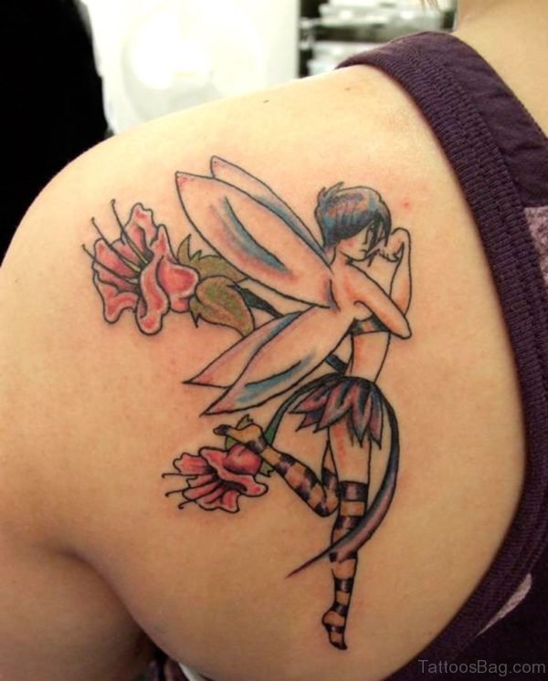 Colored Fairy Tattoo