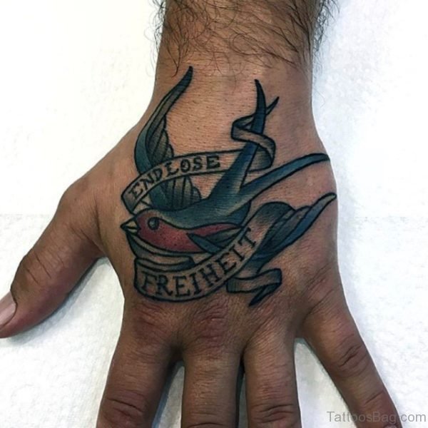 42 Unique Swallow Tattoos On Hand
