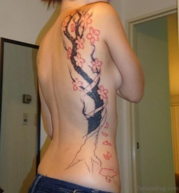 Bear And Tree Tattoo