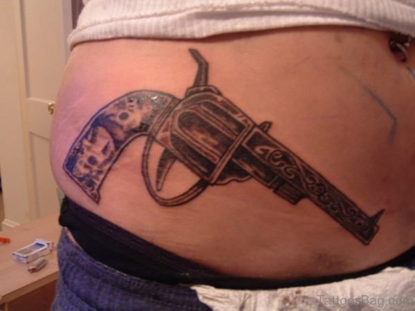 Beautiful Gun Tattoo