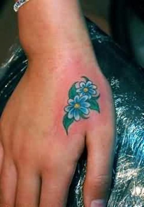 Beautiful Small Flowers Tattoo