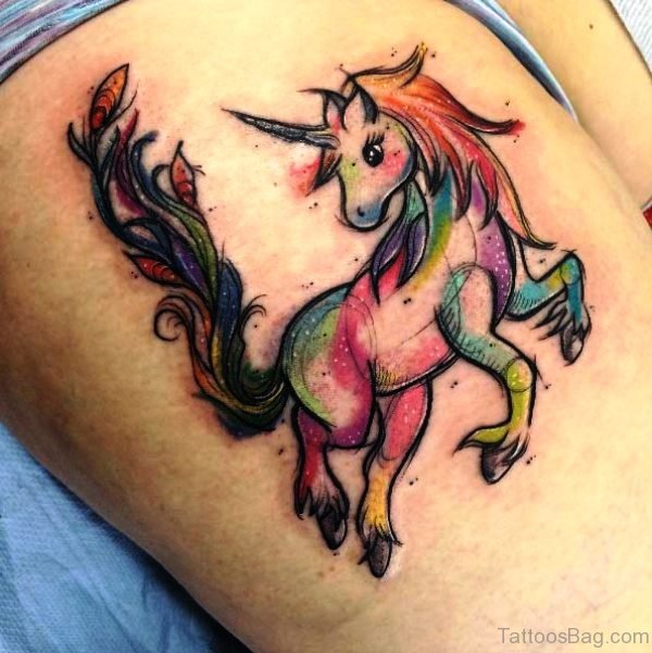Beautiful Unicorn Tattoo 1