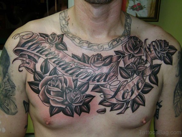 Best Flower Tattoo Design On Chest