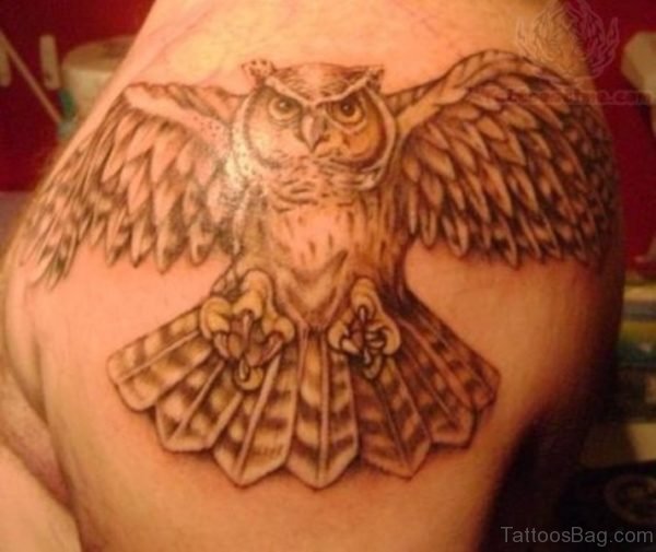 Best Owl Tattoo On Shoulder