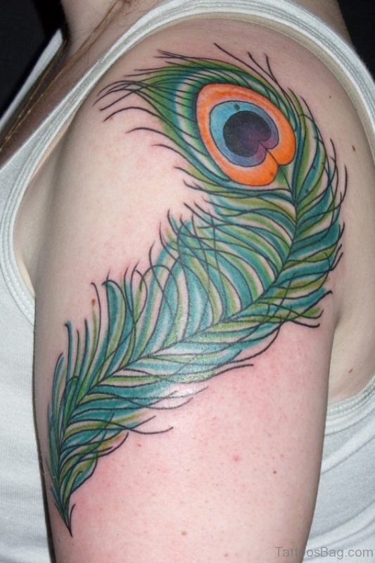 Best Peacock Feather Tattoo