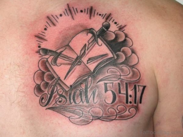 Bible Verses Chest Tattoo