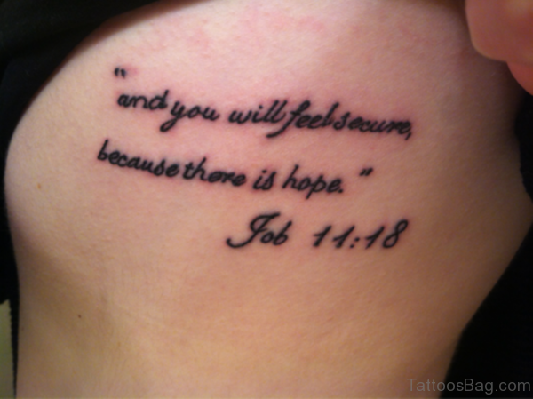 Cool Bible Verses Tattoo