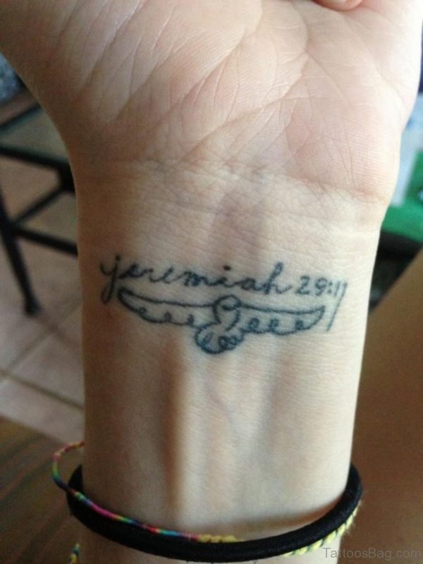 Bible Verses Tattoo On Wrist