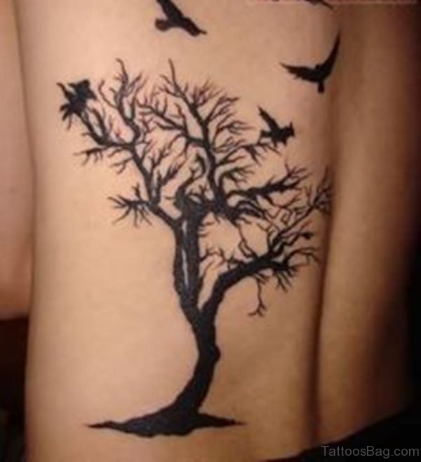 Birds And Tree Tattoo 
