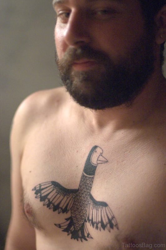 Birds Tattoo On Chest