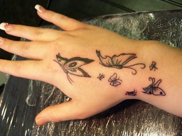 Black Butterfly Tattoo 