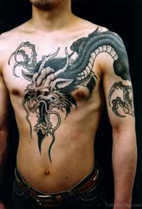 Black Dragon Tattoo 