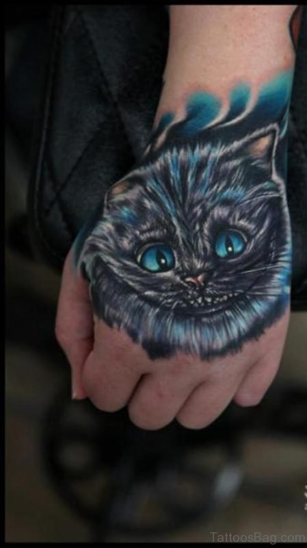 Blue Cat Tattoo