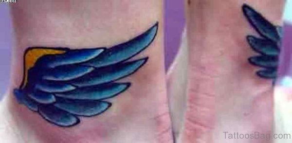 Blue Wings Tattoo