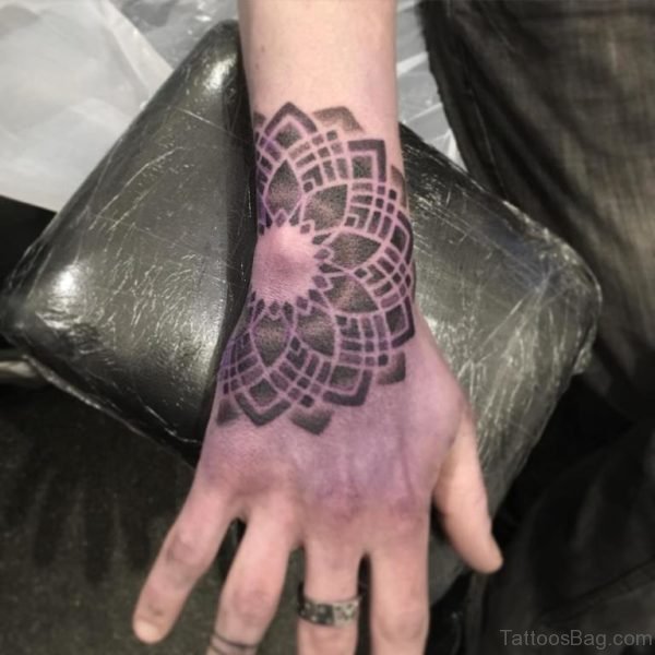 Brilliant Mandala Tattoo On Hand