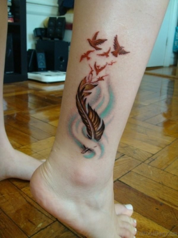 Brilliant Feather Tattoo