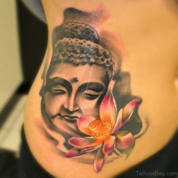 Buddha And Lotus Tattoo