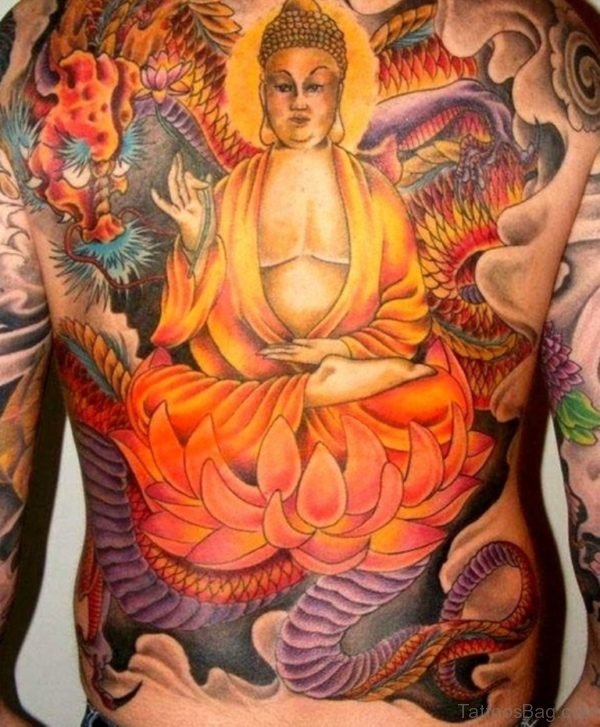 Buddha Tattoo On BAck