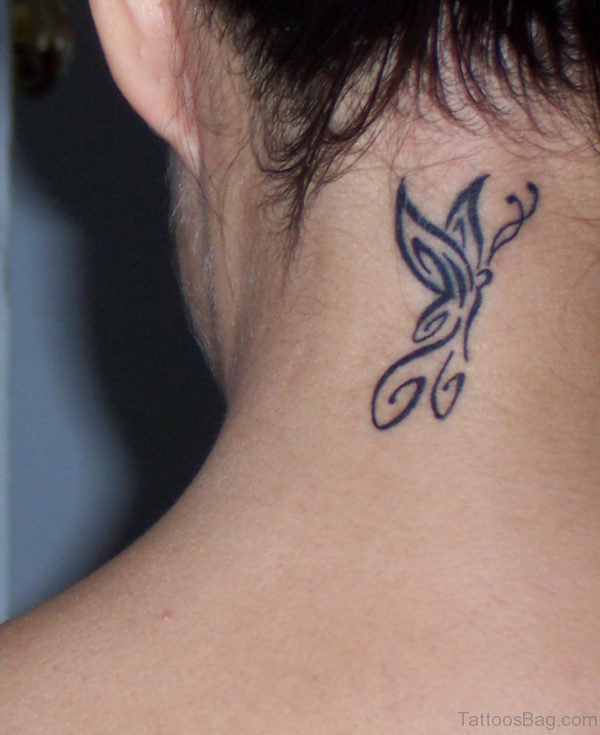 Butterfly Tattoo Design On Back 
