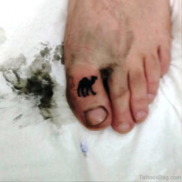 Camel Tattoo On Toe Picture
