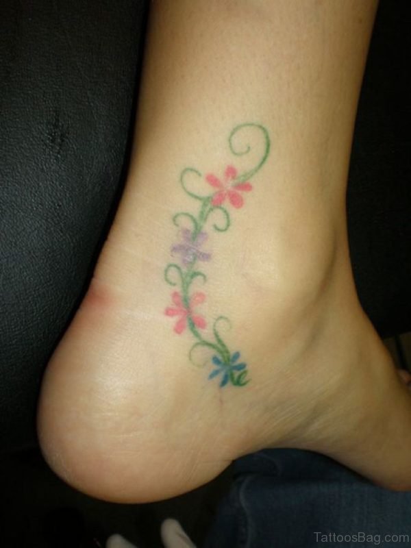 Celebrity Ankle Tattoo For Girls