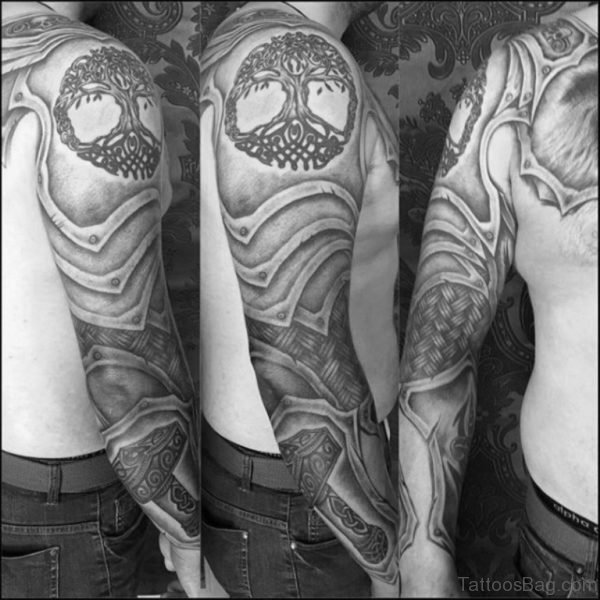 Celtic Tattoo Design On Full Sleeve