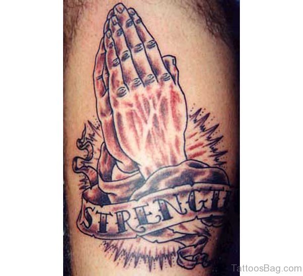 Christian Tattoo On shoulder