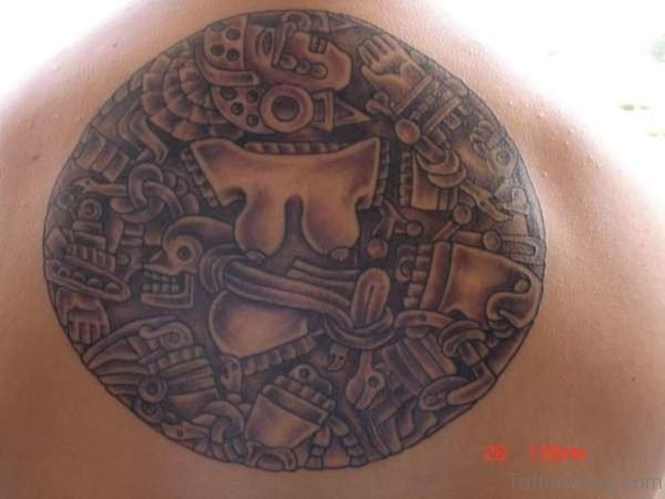 Circle Aztec Tattoo 
