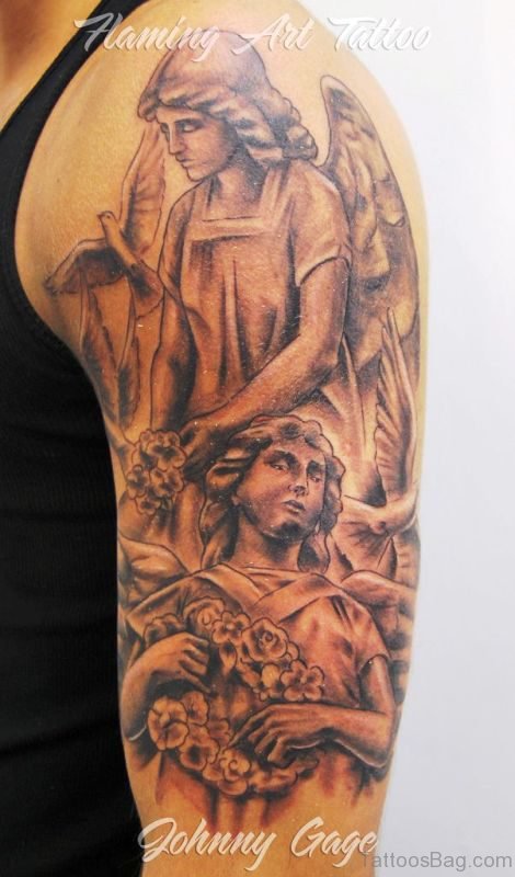 Classic Archangel Tattoo Design