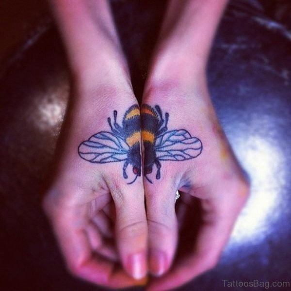 Classic Bee Tattoo