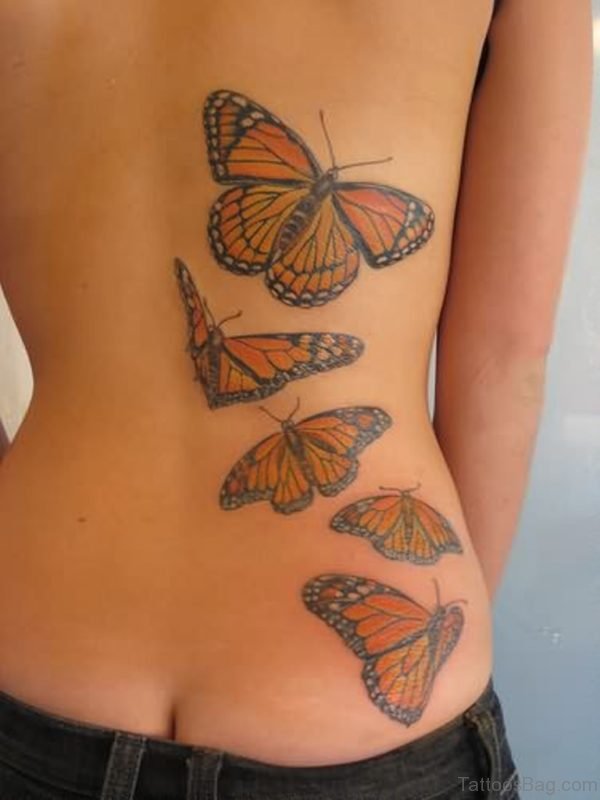 Classic Butterfly Tattoo 