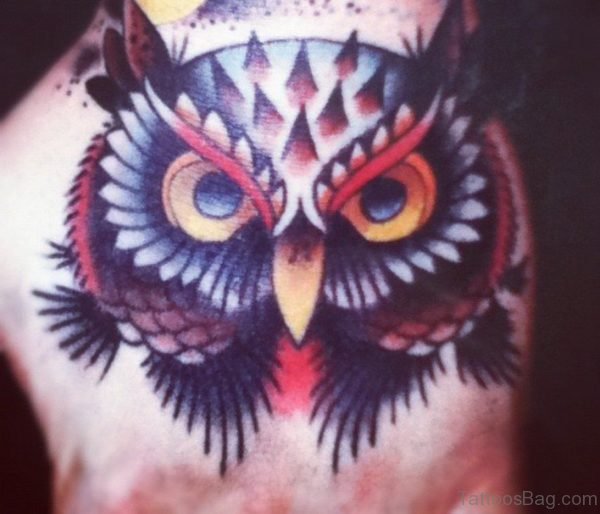 Classic Owl Tattoo