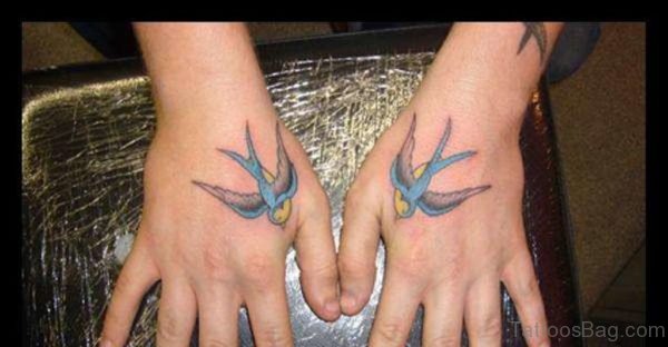 Classic Swallow Tattoo